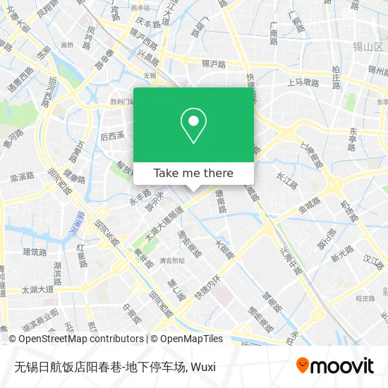 无锡日航饭店阳春巷-地下停车场 map