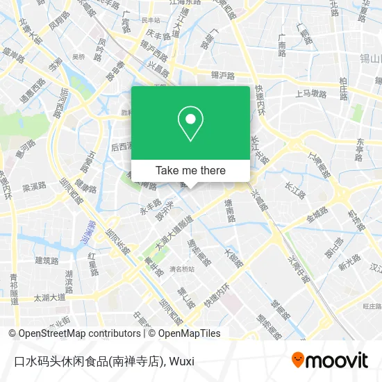 口水码头休闲食品(南禅寺店) map