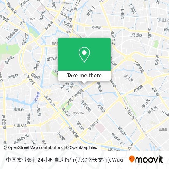 中国农业银行24小时自助银行(无锡南长支行) map