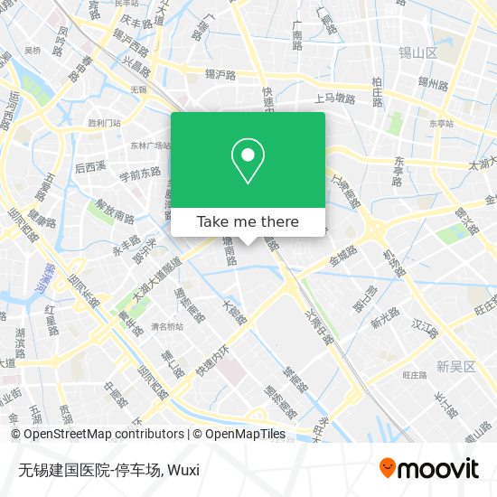 无锡建国医院-停车场 map