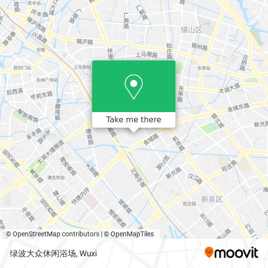绿波大众休闲浴场 map