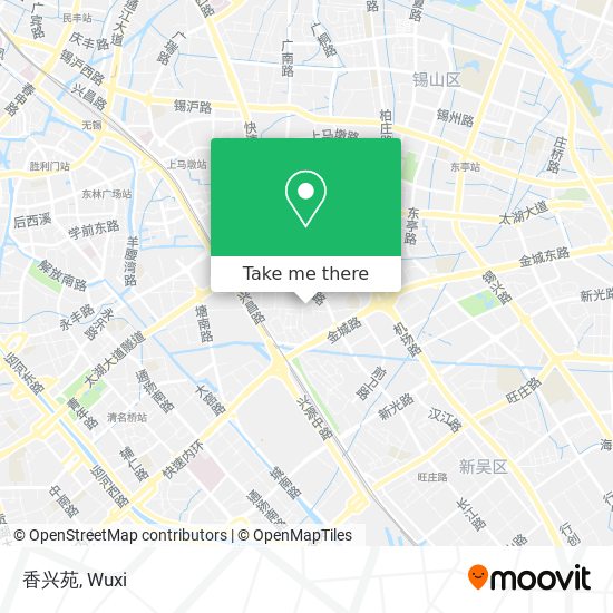 香兴苑 map