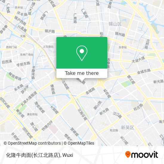 化隆牛肉面(长江北路店) map