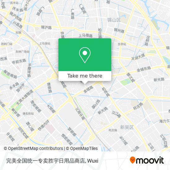 完美全国统一专卖胜宇日用品商店 map
