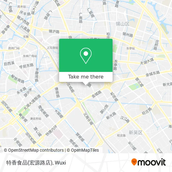 特香食品(宏源路店) map
