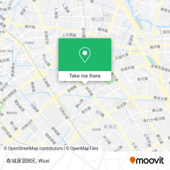 春城家园B区 map