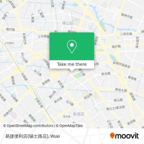 易捷便利店(锡士路店) map