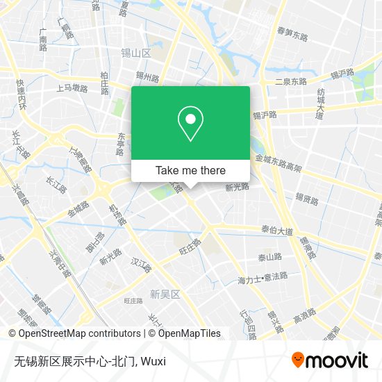 无锡新区展示中心-北门 map