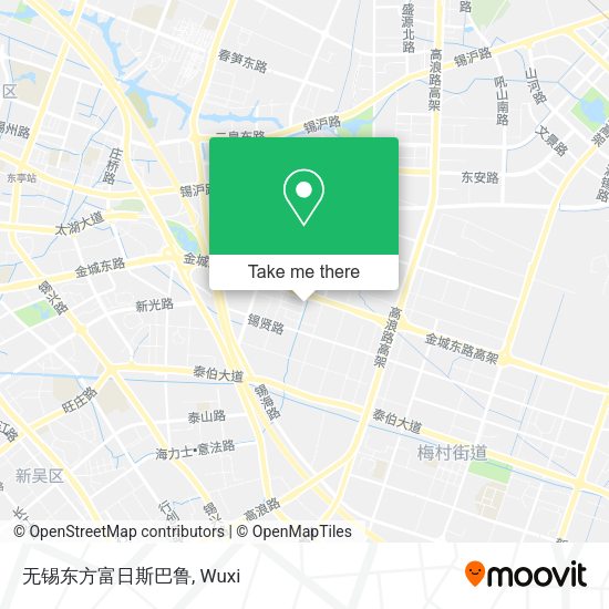 无锡东方富日斯巴鲁 map
