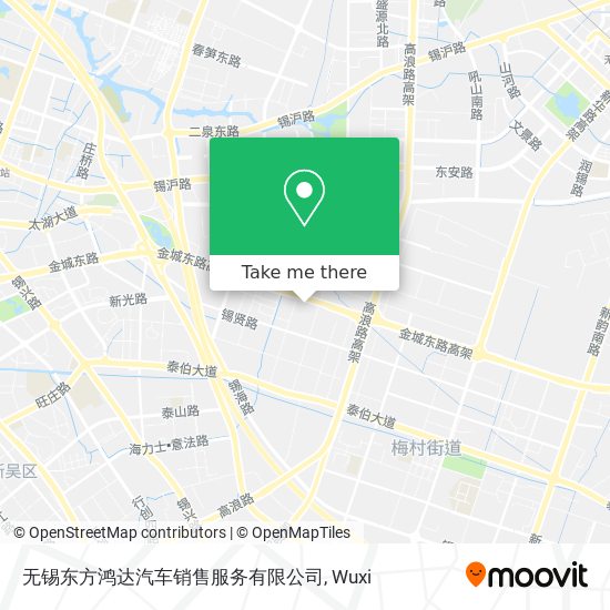 无锡东方鸿达汽车销售服务有限公司 map