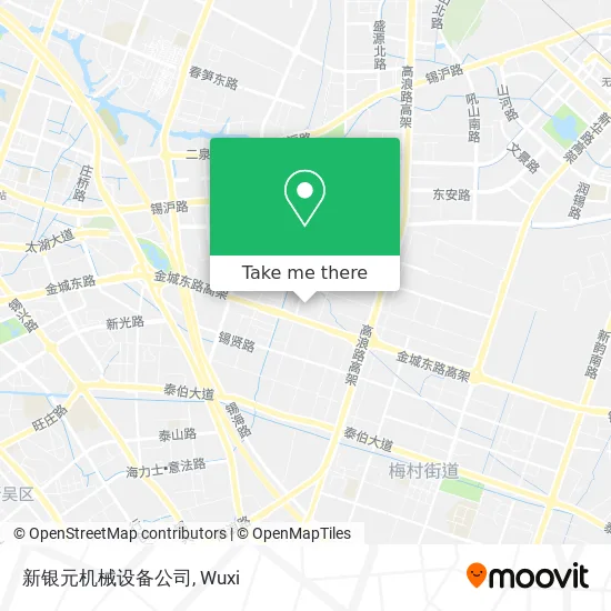 新银元机械设备公司 map