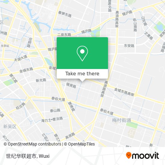 世纪华联超市 map