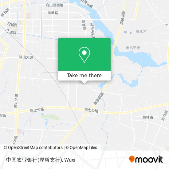 中国农业银行(厚桥支行) map