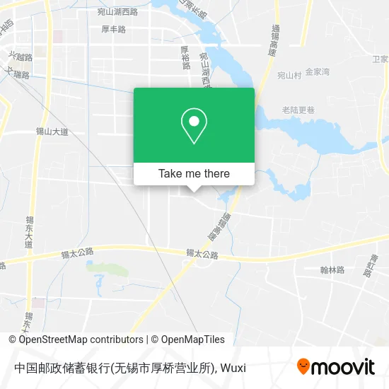 中国邮政储蓄银行(无锡市厚桥营业所) map