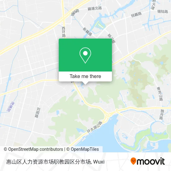 惠山区人力资源市场职教园区分市场 map