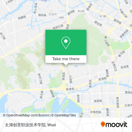 太湖创意职业技术学院 map