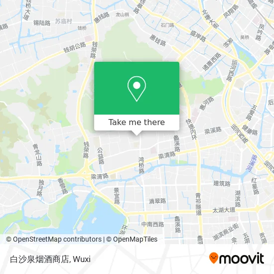 白沙泉烟酒商店 map