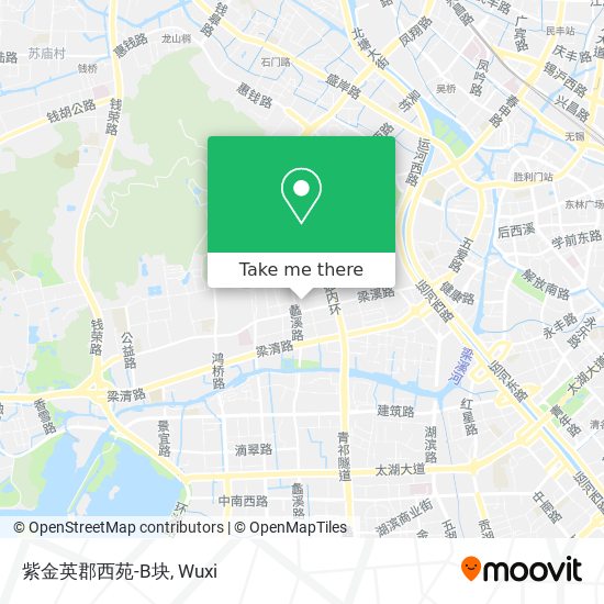紫金英郡西苑-B块 map