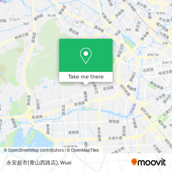 永安超市(青山西路店) map
