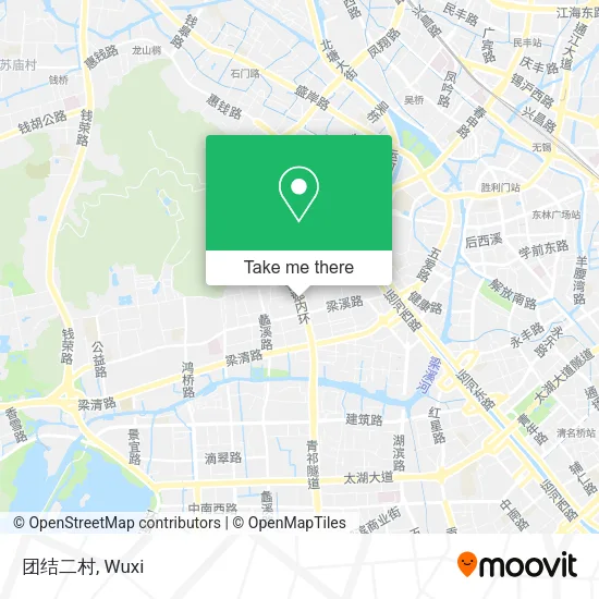 团结二村 map