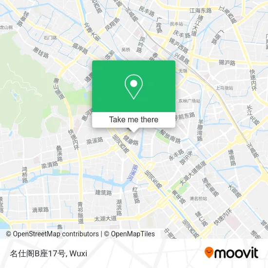 名仕阁B座17号 map