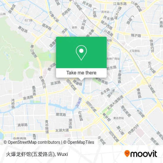 火爆龙虾馆(五爱路店) map