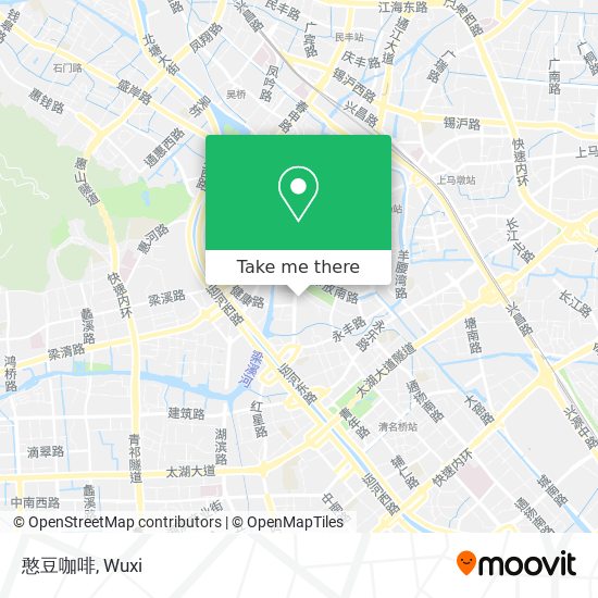 憨豆咖啡 map