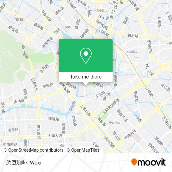憨豆咖啡 map