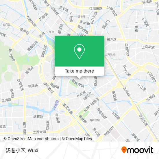 汤巷小区 map