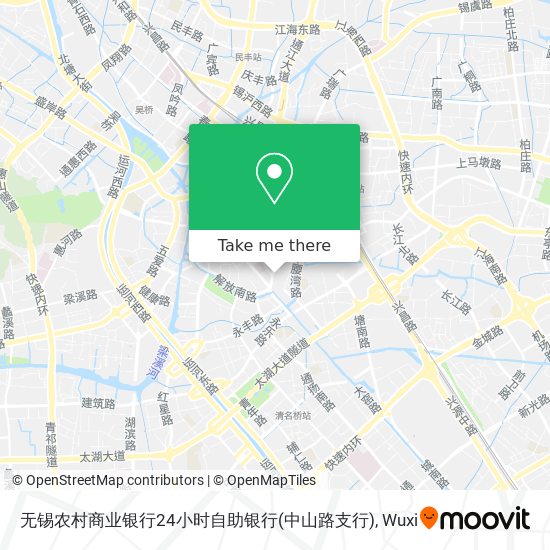 无锡农村商业银行24小时自助银行(中山路支行) map