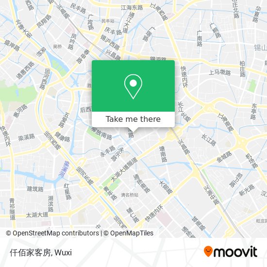 仟佰家客房 map