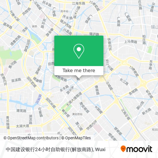 中国建设银行24小时自助银行(解放南路) map