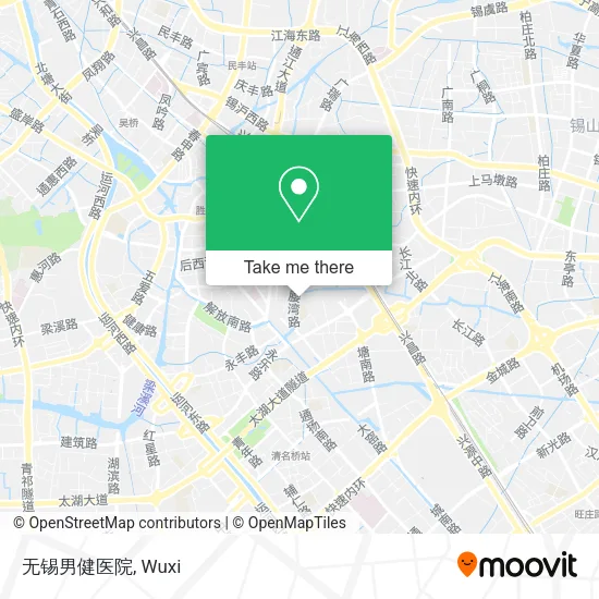 无锡男健医院 map
