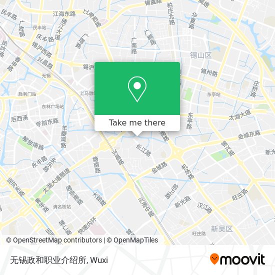 无锡政和职业介绍所 map