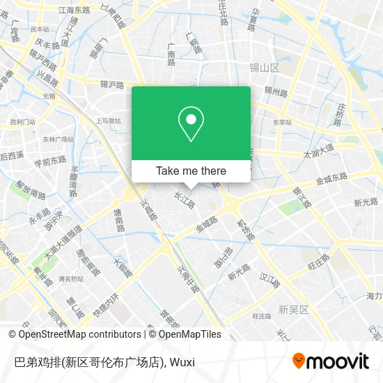 巴弟鸡排(新区哥伦布广场店) map