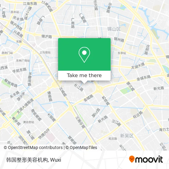 韩国整形美容机构 map