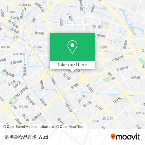欧典副食品市场 map
