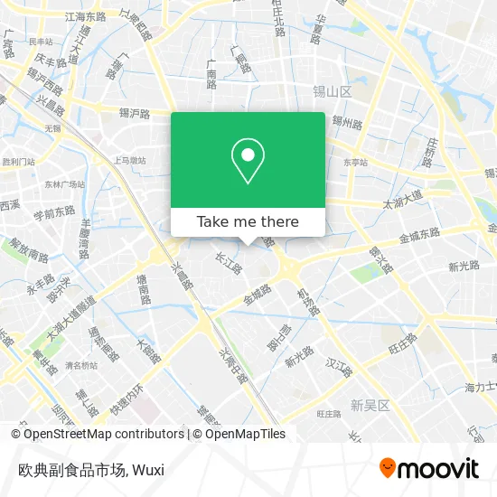 欧典副食品市场 map