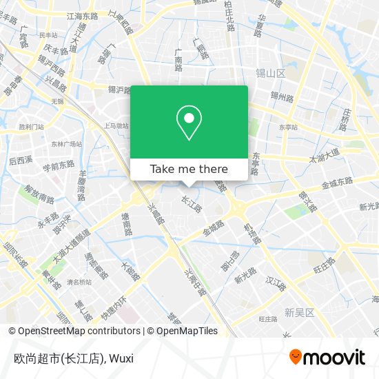 欧尚超市(长江店) map