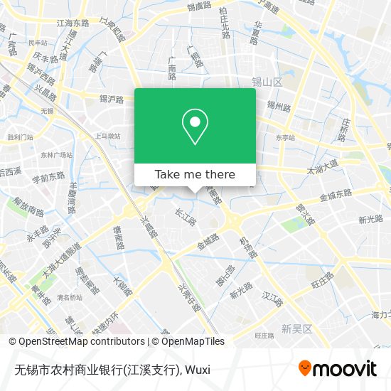 无锡市农村商业银行(江溪支行) map