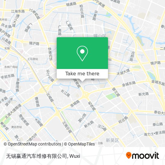 无锡赢通汽车维修有限公司 map