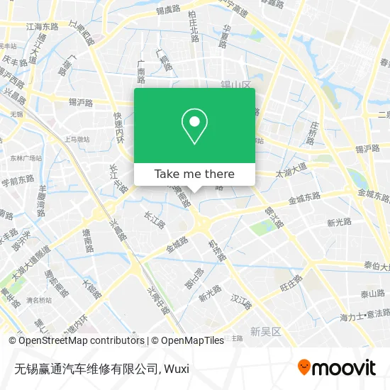 无锡赢通汽车维修有限公司 map