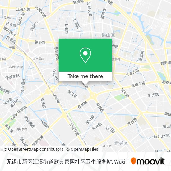 无锡市新区江溪街道欧典家园社区卫生服务站 map