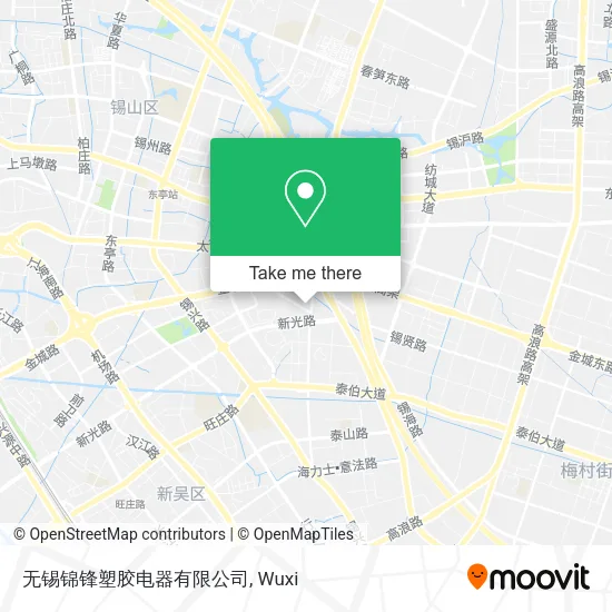 无锡锦锋塑胶电器有限公司 map