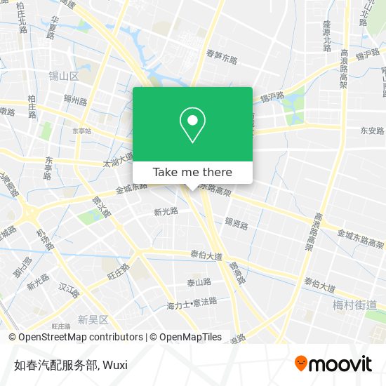 如春汽配服务部 map