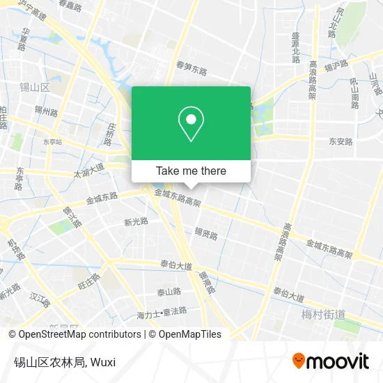 锡山区农林局 map
