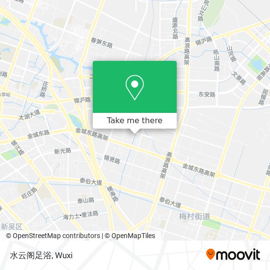 水云阁足浴 map