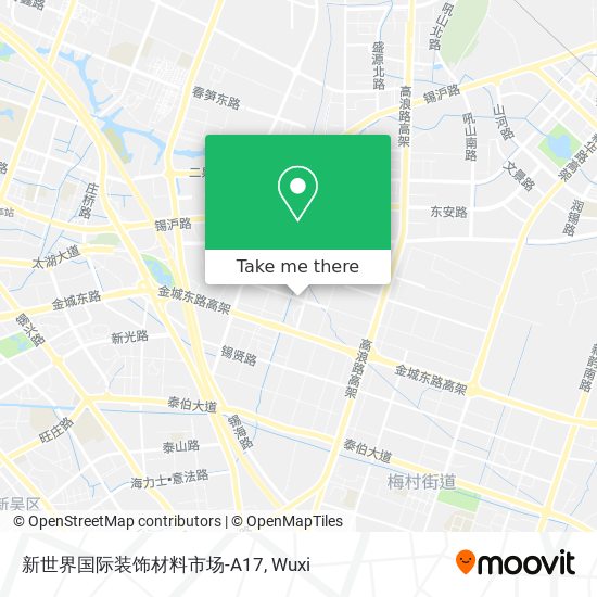 新世界国际装饰材料市场-A17 map