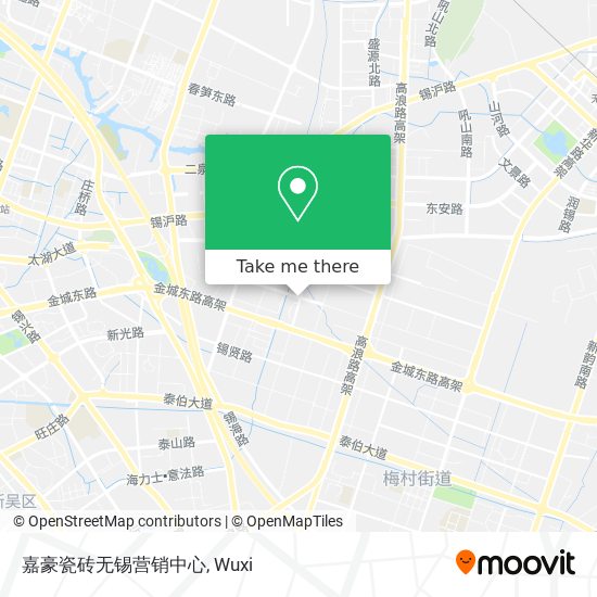 嘉豪瓷砖无锡营销中心 map