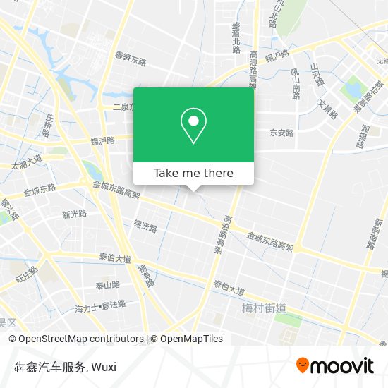 犇鑫汽车服务 map